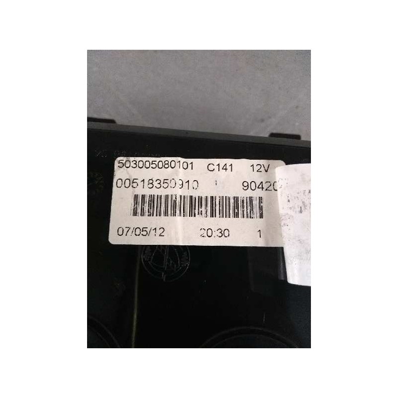 Recambio de cuadro instrumentos para lancia delta (181) 1.6 jtd 16v cat referencia OEM IAM 00518350910 1 90420 503005080101