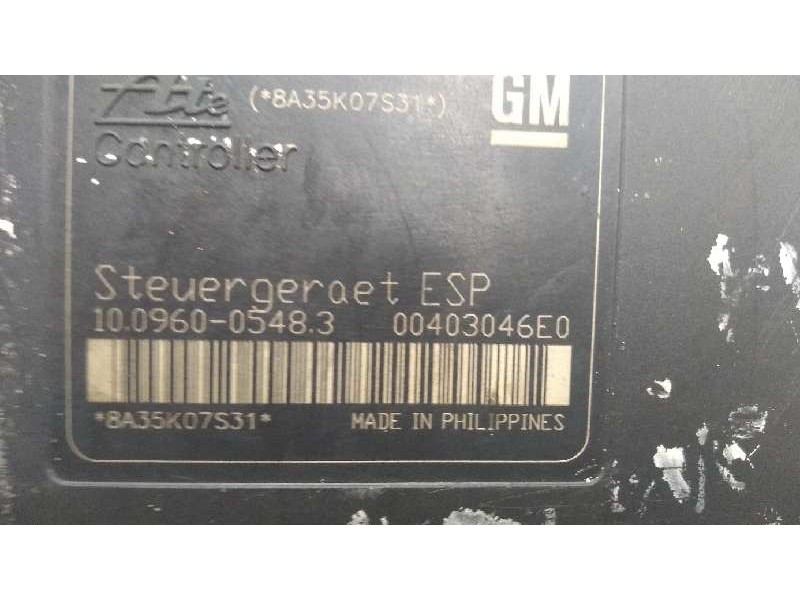 Recambio de abs para opel astra gtc 1.8 16v referencia OEM IAM 10096005483 10020602064 00403046E0 13213610