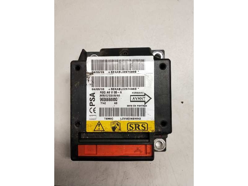 Recambio de centralita airbag para citroen c2 vtr referencia OEM IAM LCV5E04BEH2 9656888880 7142 A9