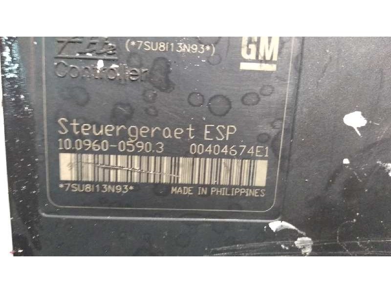 Recambio de abs para opel zafira b 1.6 16v cat referencia OEM IAM 10096005903 10020602874 00404674E1 13244860