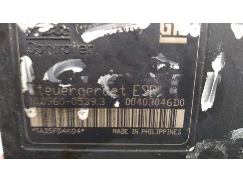 Recambio de abs para opel zafira b cosmo referencia OEM IAM 10096005393 10020602064 00403046D0 13213610