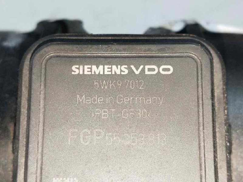 Recambio de caudalimetro para opel vectra c berlina 1.8 16v referencia OEM IAM 5WK97012 FGP55353813 SIEMENS