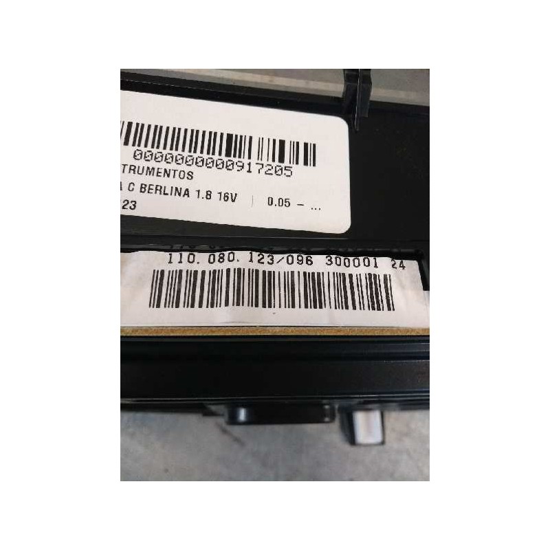 Recambio de cuadro instrumentos para opel vectra c berlina 1.8 16v referencia OEM IAM 110080123096 13278715GU 