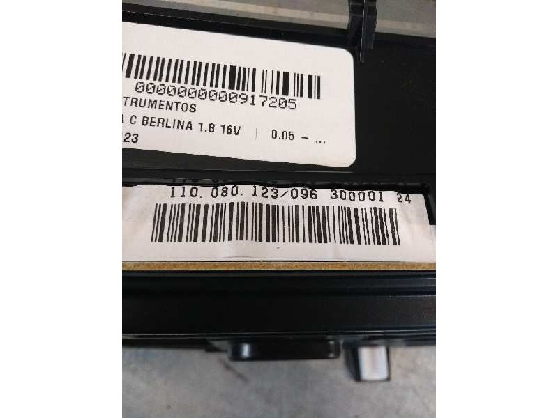 Recambio de cuadro instrumentos para opel vectra c berlina 1.8 16v referencia OEM IAM 110080123096 13278715GU 