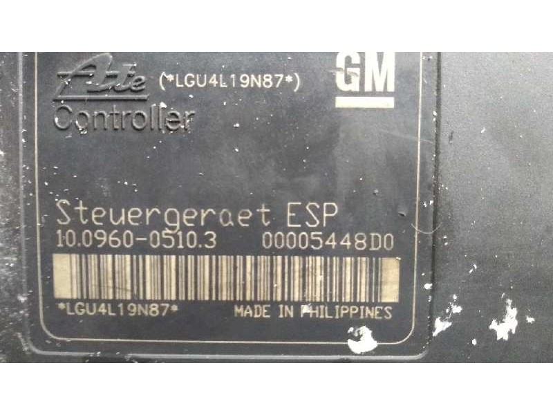 Recambio de abs para opel astra h ber. cosmo referencia OEM IAM 1009600510 00005448D0 