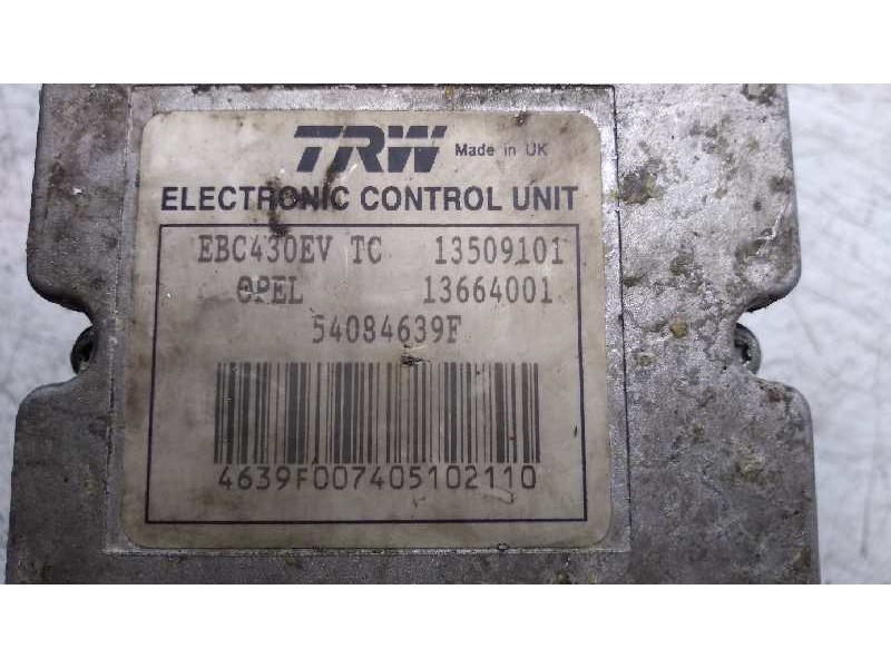 Recambio de abs para opel vectra c berlina 2.2 16v dti cat (y 22 dtr / l50) referencia OEM IAM 54084639F 13664001 13509101 09191