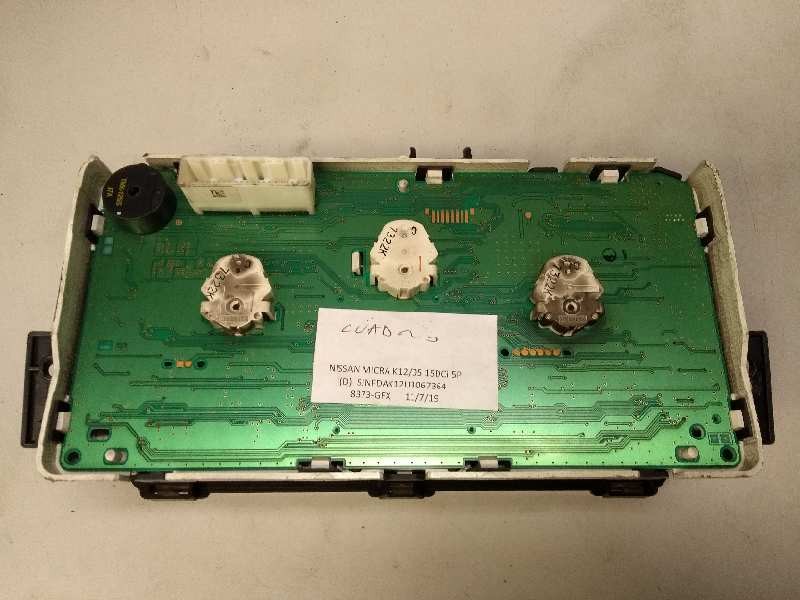 Recambio de cuadro instrumentos para nissan micra (k12e) acenta referencia OEM IAM BG17B 3798026 