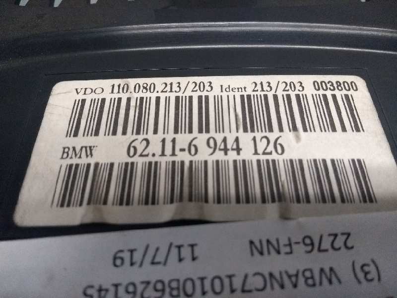 Recambio de cuadro instrumentos para bmw serie 5 berlina (e60) 530d referencia OEM IAM 110080213203 62116944126 
