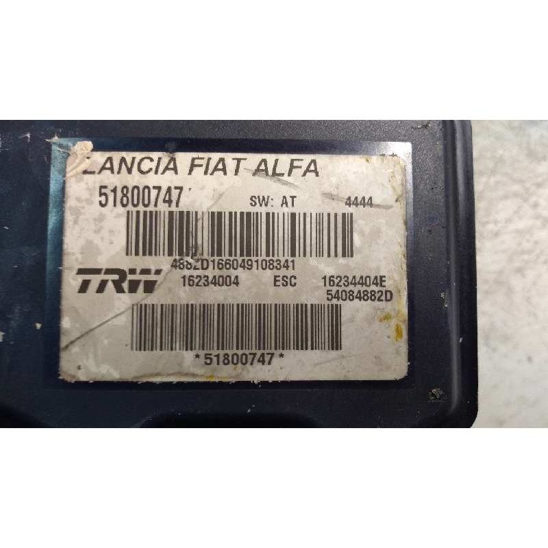 Recambio de abs para fiat croma (194) 1.9 8v multijet dynamic (12.2007) referencia OEM IAM 51800747 16234004 ESC 16234404E 54084