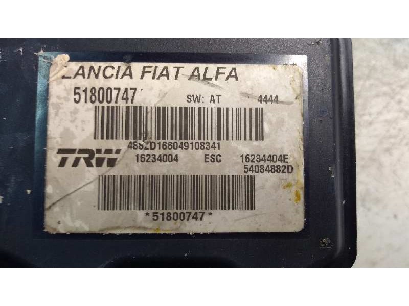 Recambio de abs para fiat croma (194) 1.9 8v multijet dynamic (12.2007) referencia OEM IAM 51800747 16234004 ESC 16234404E 54084