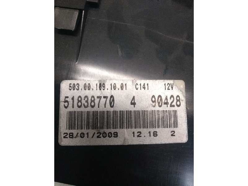 Recambio de cuadro instrumentos para fiat croma (194) 1.9 8v multijet dynamic (12.2007) referencia OEM IAM 51838770 4 90428 5030