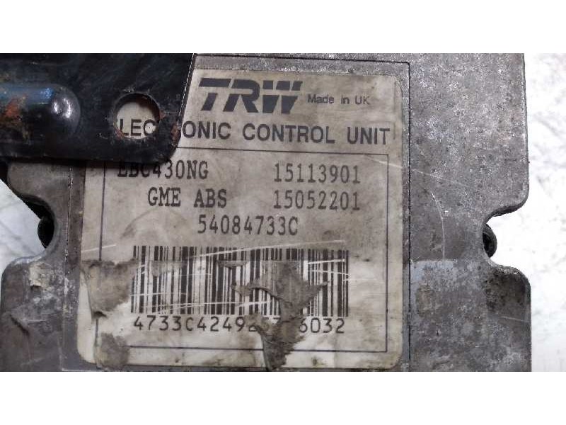 Recambio de abs para opel vectra c caravan 1.9 cdti referencia OEM IAM 54084733C 15052201 15113901 13191182 Recambio de abs para opel vectra c caravan 1.9 cdti referencia OEM IAM 54084733C 15052201 15113901 13191182