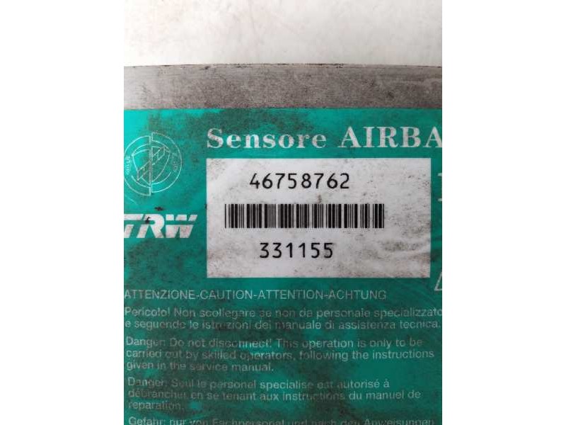 Recambio de centralita airbag para fiat punto berlina (188) 1.2 8v elx (i) referencia OEM IAM 46758762 331155 