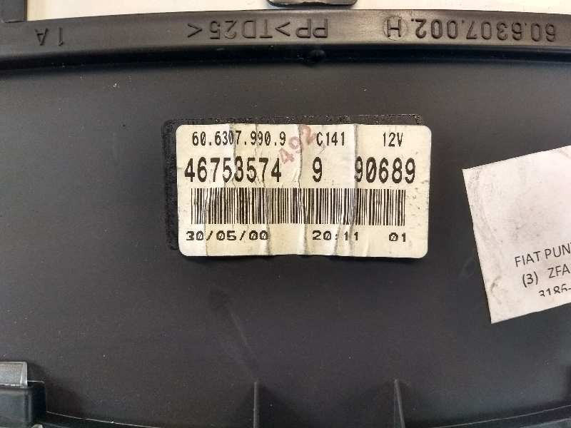 Recambio de cuadro instrumentos para fiat punto berlina (188) 1.2 8v elx (i) referencia OEM IAM 46753574 9 90689 6063079909