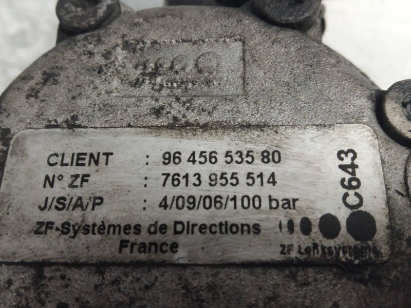 Recambio de bomba direccion para peugeot boxer caja cerrada (rs2850)(290/330)(´02) 290 c  td referencia OEM IAM 9645653580 76139