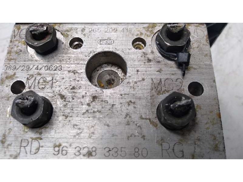 Recambio de abs para peugeot 406 berlina (s1/s2) 2.0 hdi referencia OEM IAM 0265202418 9632833580  Recambio de abs para peugeot 406 berlina (s1/s2) 2.0 hdi referencia OEM IAM 0265202418 9632833580