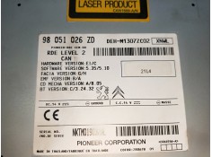 Recambio de sistema audio / radio cd para peugeot 208 1.4 hdi fap referencia OEM IAM 98051026ZD   2