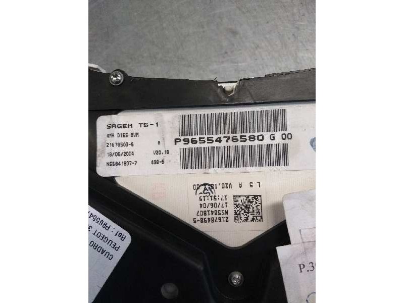 Recambio de cuadro instrumentos para peugeot 307 break / sw (s1) 2.0 16v hdi fap cat (rhr / dw10bted4) referencia OEM IAM P96554 Recambio de cuadro instrumentos para peugeot 307 break / sw (s1) 2.0 16v hdi fap cat (rhr / dw10bted4) referencia OEM IAM P96554