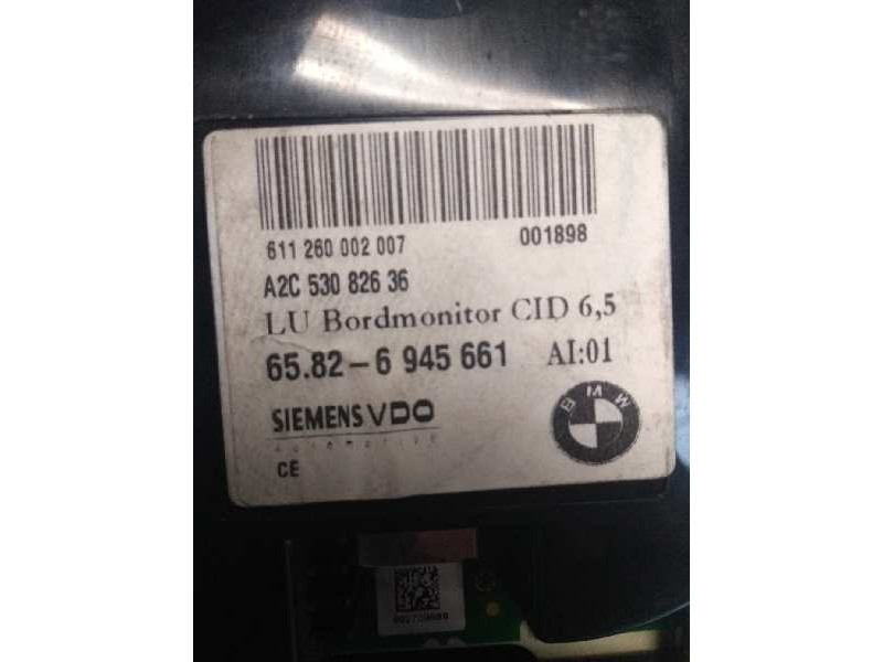 Recambio de pantalla multifuncion para bmw serie 5 berlina (e60) 530d referencia OEM IAM A2C53082636 65826945661 