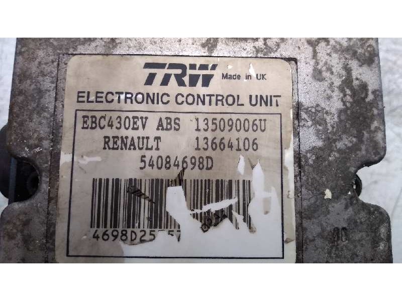 Recambio de abs para renault master ii ph. 2 doka/pr. fgst 3.0 dci diesel cat (zd3) referencia OEM IAM 54084698D 16664106 135090