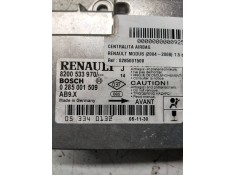 Recambio de centralita airbag para renault modus 1.5 dci diesel cat referencia OEM IAM 0285001509 8200533970  2
