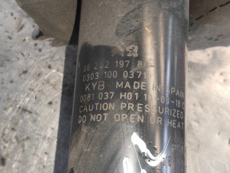 Recambio de amortiguador delantero izquierdo para citroen c-elysée shine referencia OEM IAM 9826219780  