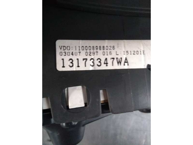 Recambio de cuadro instrumentos para opel combo (corsa c) familiar referencia OEM IAM 110008988026 13173347WA 