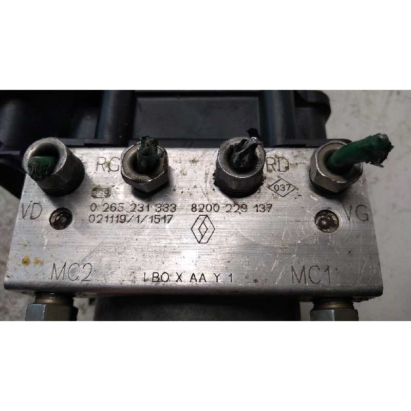 Recambio de abs para renault clio ii fase i (b/cbo) 1.4 16v tech-run referencia OEM IAM 0265231333 0265800316 8200229137 IB0XAAY Recambio de abs para renault clio ii fase i (b/cbo) 1.4 16v tech-run referencia OEM IAM 0265231333 0265800316 8200229137 IB0XAAY