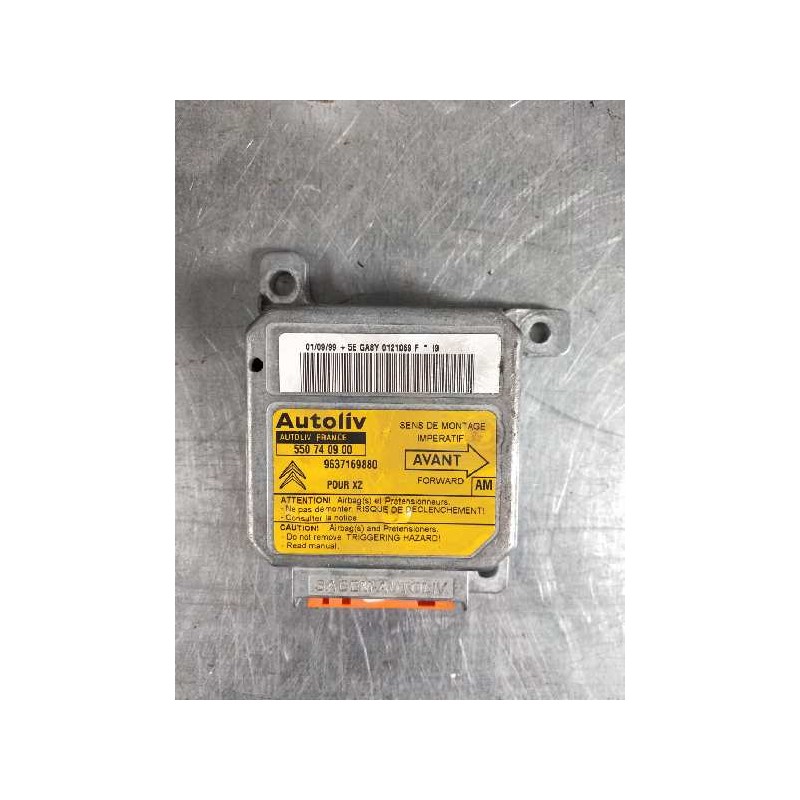 Recambio de centralita airbag para citroen xantia berlina 2.0 hdi 90/110 image referencia OEM IAM 550740900 9637169880 