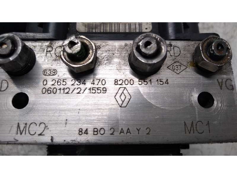Recambio de abs para renault scenic ii 1.5 dci diesel referencia OEM IAM 0265234470 0265950454 8200551154 84B02AAY2