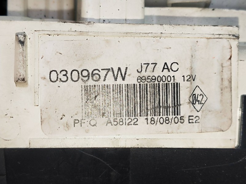 Recambio de mando calefaccion / aire acondicionado para renault clio iii 1.5 dci diesel fap referencia OEM IAM 030967W 69590001 
