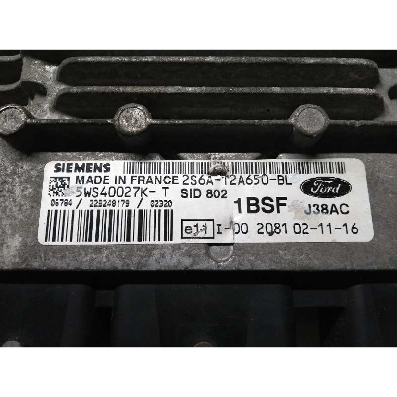 Recambio de centralita motor uce para ford fiesta (cbk) ambiente referencia OEM IAM 5WS40027KT 2S6A12A650BL 1BSF SID802
