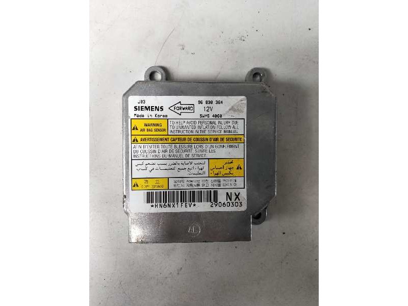 Recambio de centralita airbag para chevrolet lacetti sx referencia OEM IAM 5WY64060 96830364 HN6NX1FEV