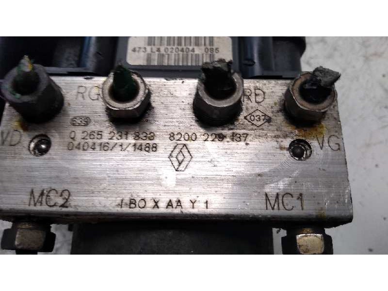 Recambio de abs para renault clio ii fase ii (b/cb0) 1.5 dci diesel referencia OEM IAM 0265231333 0265800335 8200229137 IB0XAAY1