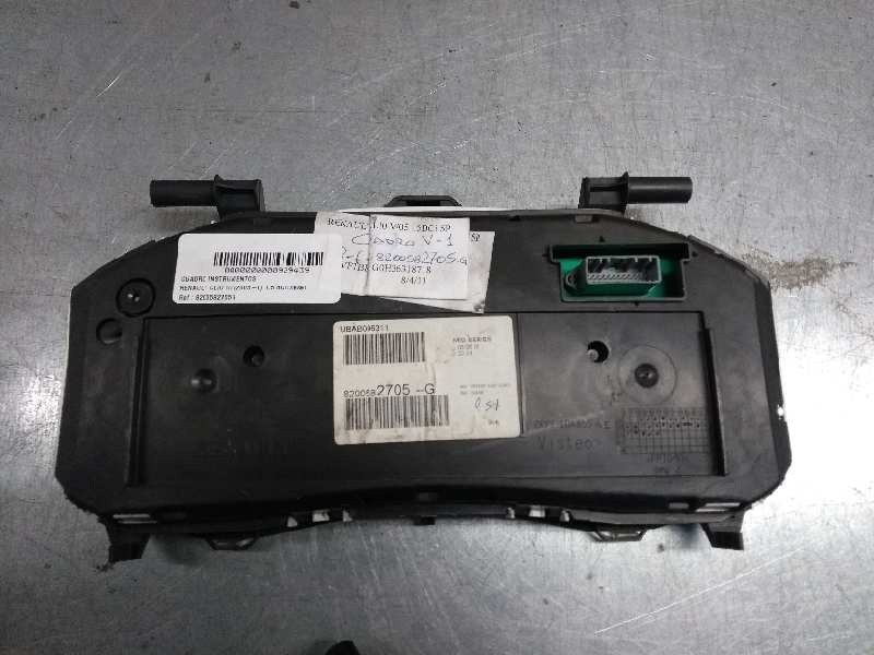 Recambio de cuadro instrumentos para renault clio iii 1.5 dci diesel referencia OEM IAM 8200582705G UBAB096311 