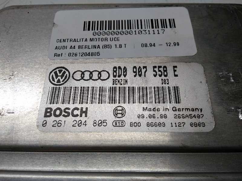Recambio de centralita motor uce para audi a4 berlina (b5) 1.8 t referencia OEM IAM 0261204805 8D0907558E D03