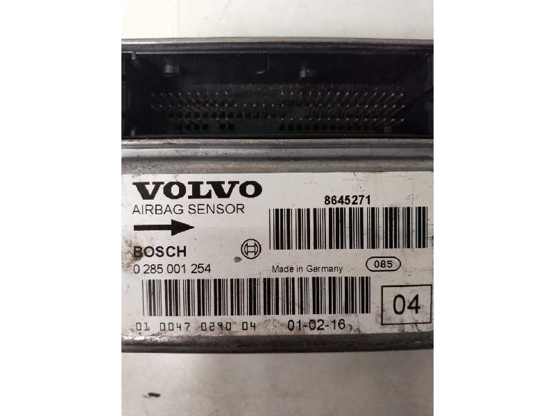 Recambio de centralita airbag para volvo s60 berlina 2.4 (103kw) referencia OEM IAM 0285001254 010047029004 8645271