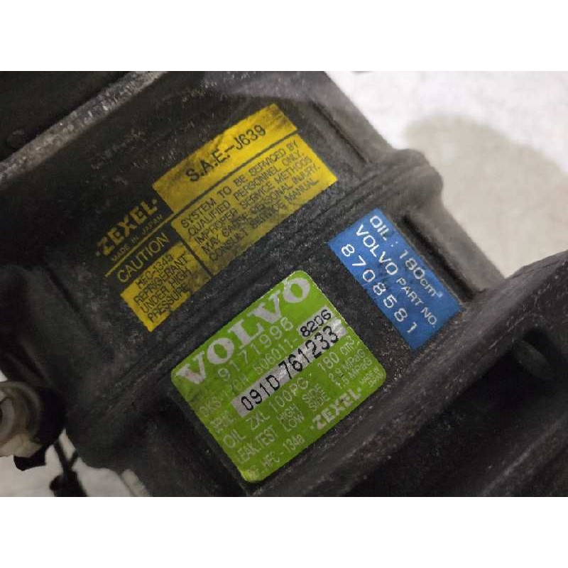 Recambio de compresor aire acondicionado para volvo s60 berlina 2.4 (103kw) referencia OEM IAM 5060118206 8708581 9171996 DKS17C