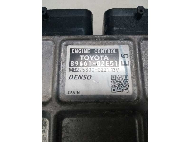 Recambio de centralita motor uce para toyota auris 1.6 16v cat referencia OEM IAM 8966102E51 MB2753000221 E5