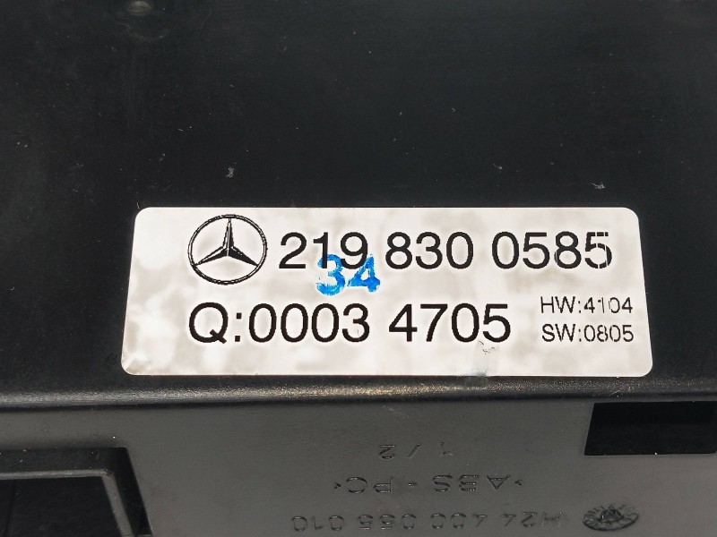 Recambio de mando calefaccion / aire acondicionado para mercedes clase cls (w219) 3.0 cdi cat referencia OEM IAM 2198300585 Q000