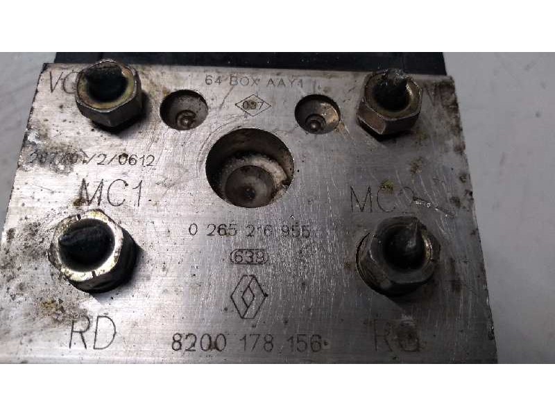 Recambio de abs para renault megane i fase 2 berlina (ba0) 1.4 cat referencia OEM IAM 0265216955 0273004679 8200178156 64B0XAAY1