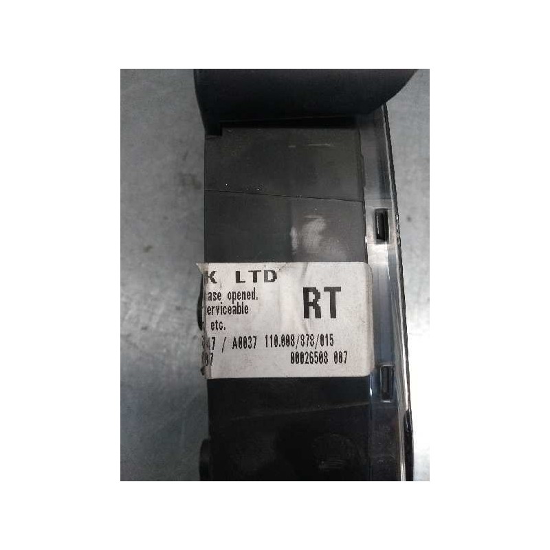Recambio de cuadro instrumentos para mg rover serie 75 (j/rj) 2.5 v6 24v cat referencia OEM IAM 110008878015 RT YAC 110417 