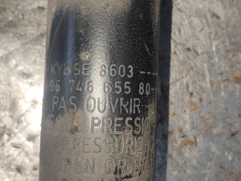 Recambio de amortiguador trasero izquierdo para citroen c-elysée shine referencia OEM IAM 9674665580  