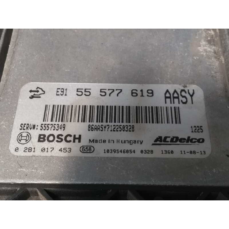 Recambio de centralita motor uce para opel insignia sports tourer 2.0 16v cdti referencia OEM IAM 0281017453 55577619 55575349 A
