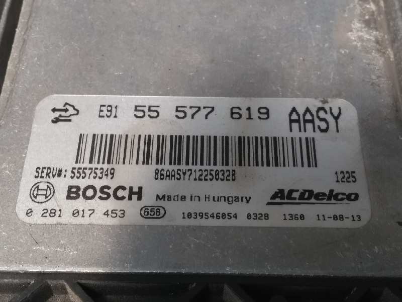 Recambio de centralita motor uce para opel insignia sports tourer 2.0 16v cdti referencia OEM IAM 0281017453 55577619 55575349 A