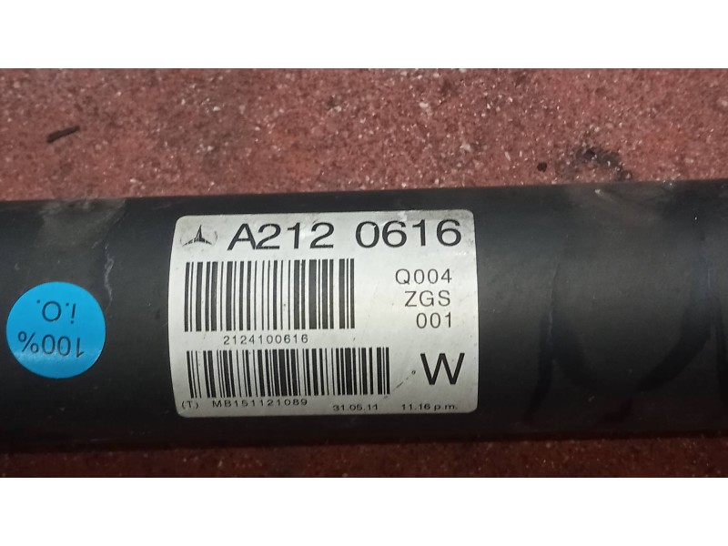 Recambio de transmision central para mercedes clase e (w212) lim. e 300 cdi blueefficiency (212.025) referencia OEM IAM A2120616