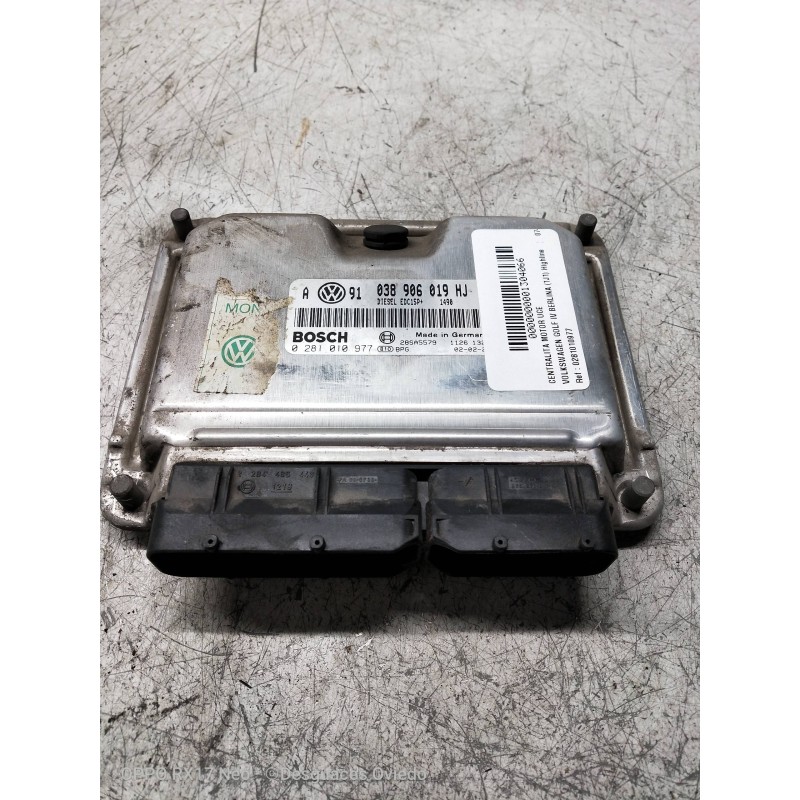 Recambio de centralita motor uce para volkswagen golf iv berlina (1j1) highline referencia OEM IAM 0281010977 038906019HJ EDC15P