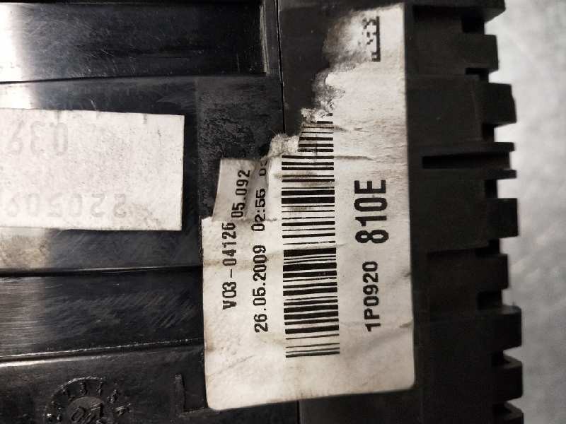 Recambio de cuadro instrumentos para seat toledo (5p2) 1.6 referencia OEM IAM 1P0920810E  