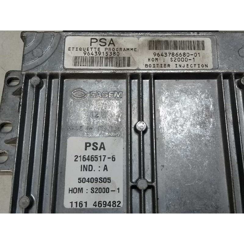 Recambio de centralita motor uce para citroen c5 berlina 1.8 16v x referencia OEM IAM 1938FK 964378668001 216465176 S20001