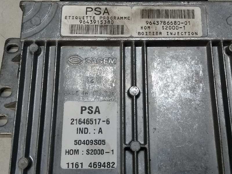 Recambio de centralita motor uce para citroen c5 berlina 1.8 16v x referencia OEM IAM 1938FK 964378668001 216465176 S20001